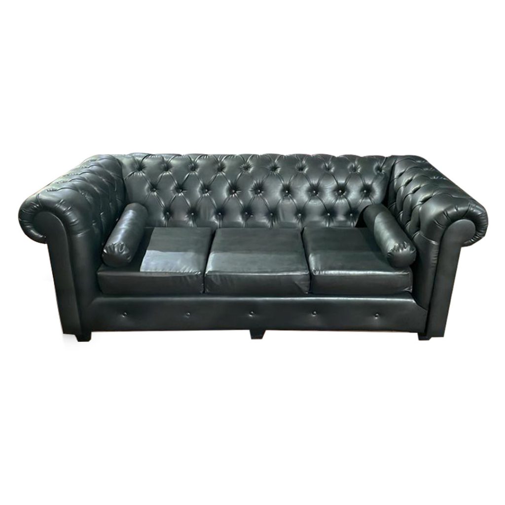 Chesterfield HVM Gris Felpa
