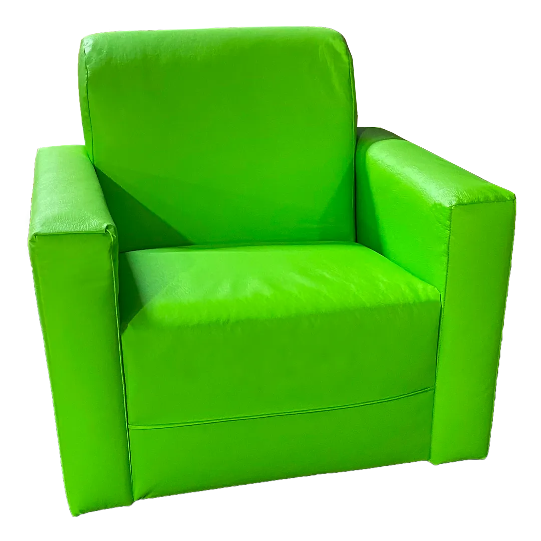 Sofa HVM Infantil Verde Cuero