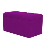 Banqueta Baúl Lineal HVM Morado