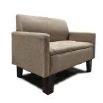 Banqueta tipo Sillon Baul Lorenzo HVM Beige Lino