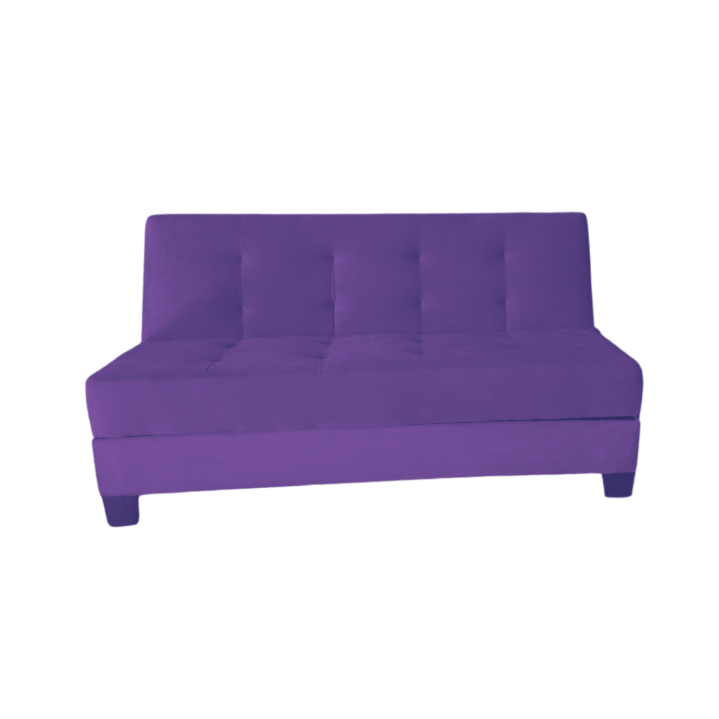 Futon Baul HVM Morado Felpa