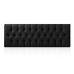 Respaldo Capitone 2P Antonia HVM Negro