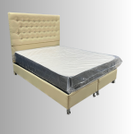 Cama HVM 2 Plaza Beige CueroPU