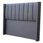 Respaldo HVM 2P piso Tubular Gris con Brazos