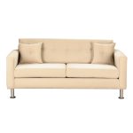 Sofa HVM Lory 3C beige Cuero PU