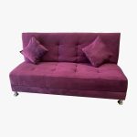 Futon HVM Patagonia Morado Felpa