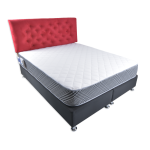 Cama HVM Full Respaldo Rojo
