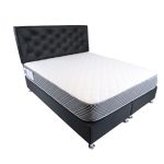 Cama HVM Full Respaldo Negro
