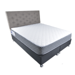 Cama HVM 2 plaza BD Respaldo Lino Gris