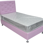 Cama HVM 1.5P Rosado CueroPU