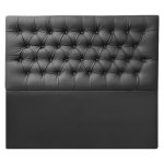 Respaldo HVM 2P Capitone Piso Negro CueroPU