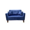 Sofa Alonso azul marino 3 cuerpos