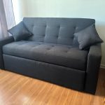 Sofa Cama HVM Cinema Negro Lino