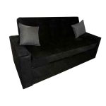 Sofa Cama HVM Cinema Negro Felpa