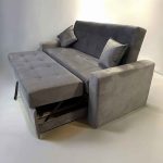 Sofa Cama HVM Cinema Gris Felpa