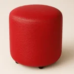 Puff HVM Redondo rojo