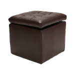 Puff Baul HVM Cafe Cuero PU