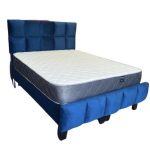 Cama 2P HVM Azul Oscuro Cubo