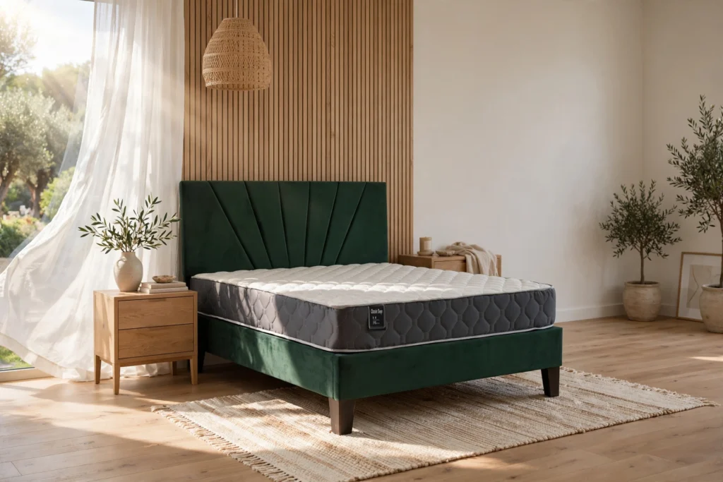 Cama HVM en dormitorio moderno